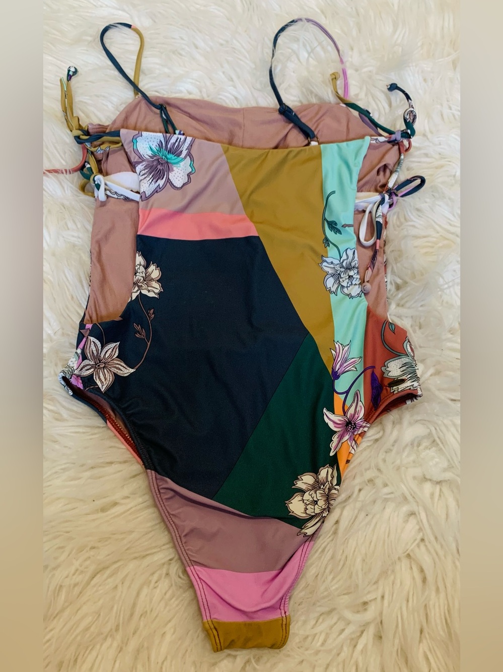 O'Neill Cindy One Piece Swimsuit Colorblock Multicolor Size Medium - Picture 5 of 7